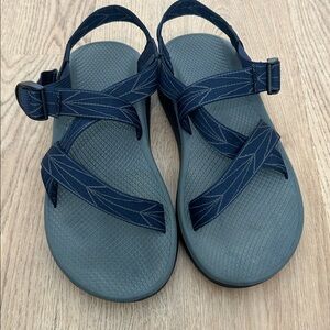 Men’s Blue and Gray Chaco‎ Sandals Size 11